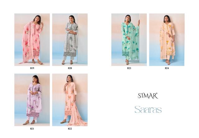 Glossy simar saaras cotton dress material wholesale